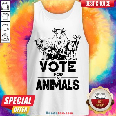 Nice Vote For Animals 2020 President Tank Top- Design By Handstee.com