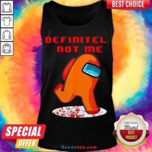 Perfect Impostor Among Us Definitely Not Me Tank Top- Design By Handstee.com