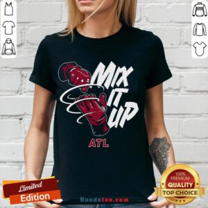 Premium Atlanta Braves Baseball Mix It Up Atl V-neck-Design By Handstee.com