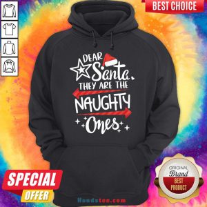 Premium Dear Santa They Are Naughty One’s Merry Christmas Hoodie- Design By Handstee.com