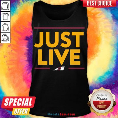 Premium Just Live Tank Top- Design By Handstee.com