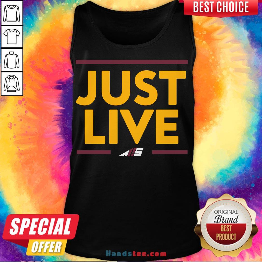 Premium Just Live Tank Top- Design By Handstee.com Premium Just Live Tank Top- Design By Handstee.com