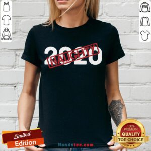 Pretty 2020 Very Bad Santa Would Not Recommend – Naughty Stamp V-neck- Design By Handstee.com