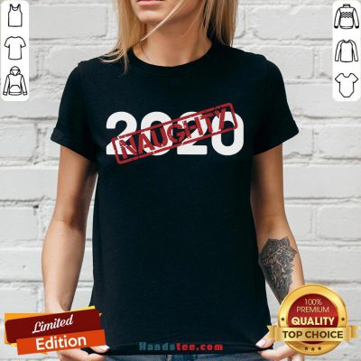 Pretty 2020 Very Bad Santa Would Not Recommend – Naughty Stamp V-neck- Design By Handstee.com