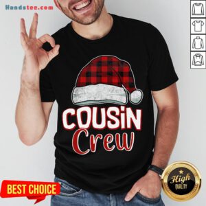 Pretty Cousin Crew Red Christmas Pajamas Shirt- Design By Handstee.com