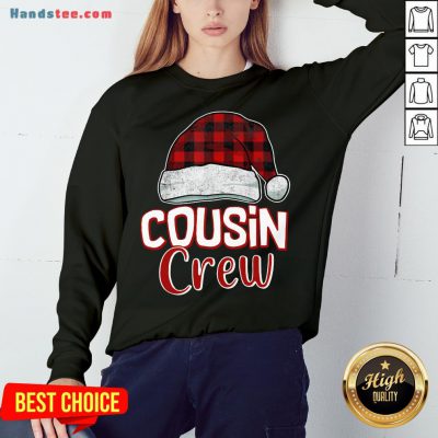 Pretty Cousin Crew Red Christmas Pajamas Sweatshirt- Design By Handstee.com