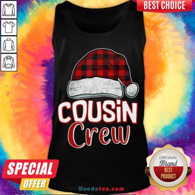 Pretty Cousin Crew Red Christmas Pajamas Tank Top- Design By Handstee.com
