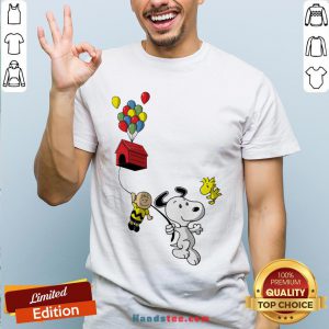 Snoopy And Charlie Brown Woodstock Balloon Shirt - Design By Handstee.com