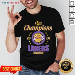 2020 Los Angeles Lakers National Basketball Association Champions Shirt - Design by Handstee.com