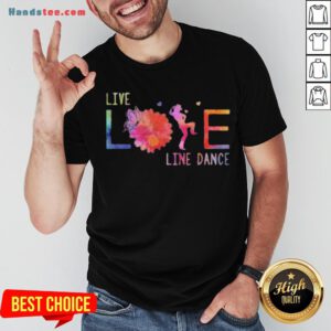 Colorful Live Life Line Dance 2020 Shirt - Design by Handstee.com