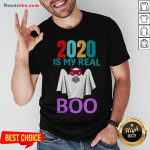 Colorful 2020 Is My Real Boo Ghost Halloween Shirt - Design By Handstee.com