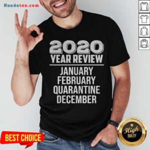 Year Review January February Quarantine December Shirt - Design By Handstee.com