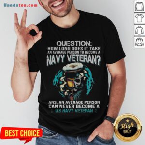 Question How Long Does It Take An Average Person To Become A Navy Veteran Skull Shirt - Design By Handstee.com