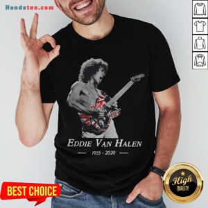 Premium Rip Eddie Van Halen 1955 2020 Shirt - Design By Handstee.com
