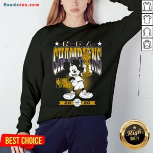 Lakers 2020 NBA Champions Mickey Mouse Sweatshirt - Design By Handstee.com