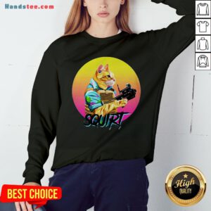 Pretty Donut Operator Cat Sweatshirt - Design by Handstee.com