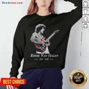 Premium Rip Eddie Van Halen 1955 2020 Sweatshirt - Design By Handstee.com