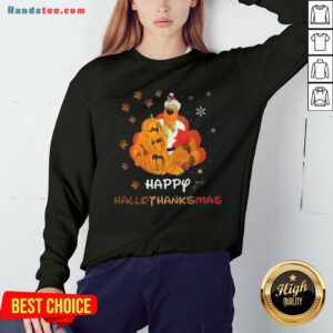 Scooby Doo Happy Hallothanksmas Christmas Halloween Sweatshirt - Design By Handstee.com