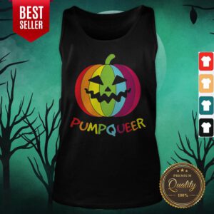 Halloween LGBT Rainbow Pumpkin Apparel Tank Top