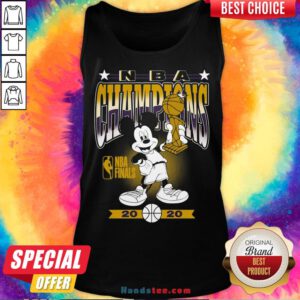 Lakers 2020 NBA Champions Mickey Mouse Tank Top - Design By Handstee.com