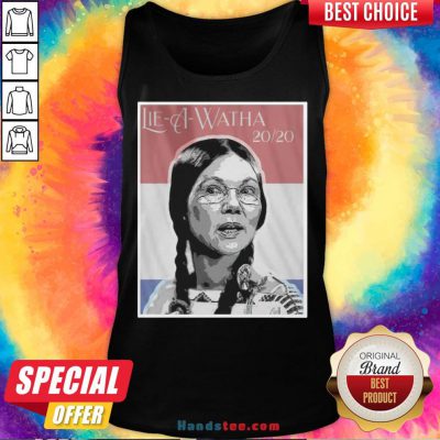 Official Lie A Watha Elizabeth Warren 2020 Tank Top - Design by Handstee.com