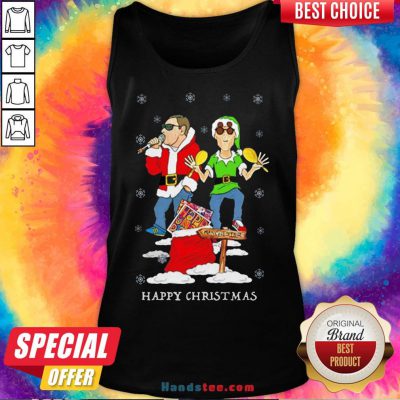 Funny Happy Mondays Christmas 2020 Tank Top - Design by Handstee.com