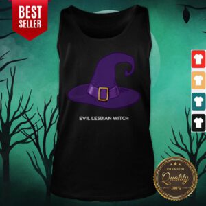 Evil Lesbian Witch Hat Halloween Tank Top