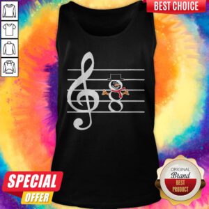 Funny Music Snowman Christmas Tank Top