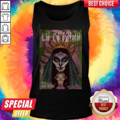 La Catrina Skull Dia De Los Muertos Day Of Dead Halloween Tank Top