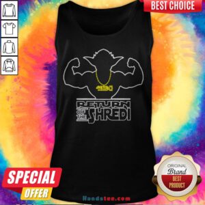 Funny Star Wars Giant Yoda Return Of The Shredi Tank Top