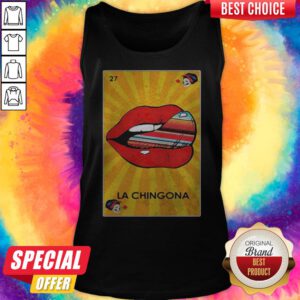 Awesome La Chingona Lips Tank Top
