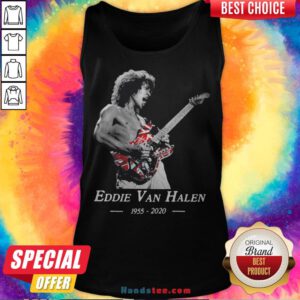 Premium Rip Eddie Van Halen 1955 2020 Tank Top - Design By Handstee.com