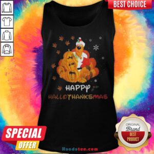Scooby Doo Happy Hallothanksmas Christmas Halloween Tank Top - Design By Handstee.com