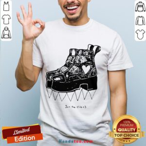 Top Deathstud Boots Join The Club Official T-Shirt- Design By Handstee.com