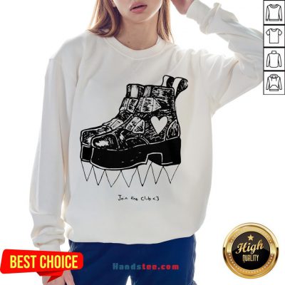 Top Deathstud Boots Join The Club Official Sweatshirt- Design By Handstee.com