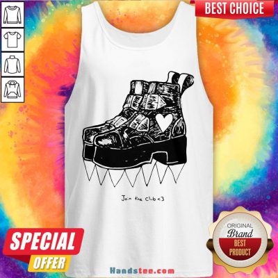 Top Deathstud Boots Join The Club Official Tank Top- Design By Handstee.com