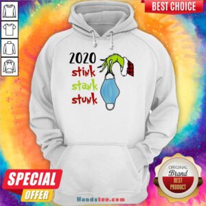 Top Grinch Hand Holding Mask 2020 Stink Stank Stunk Christmas Sweater Hoodie- Design By Handstee.com