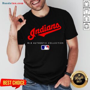 Top Mlb Authentic Collections Cleveland Indians Shirt- Design By Handstee.com