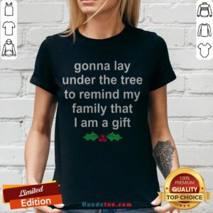 Gonna Lay Under The Tree To Remind My Family That I Am A Gift V-neck - Design By Handstee.com