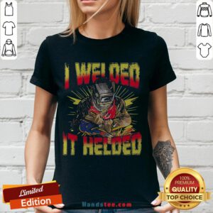 Grateful I Welded It Helded Welder V-neck - Design By Handstee.com