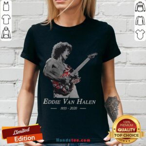 Premium Rip Eddie Van Halen 1955 2020 V-neck - Design By Handstee.com