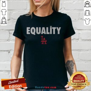 Nice Equality Los Angeles LA V-neck - Design By Handstee.com