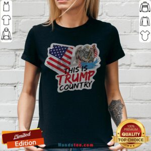 This Is Trump Country Supporter Arizona Political America Flag V-neck - Design By Handstee.com