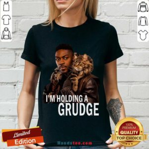 Awesome David Ajala I’m Holding A Grudge V-neck- Design By Handstee.com