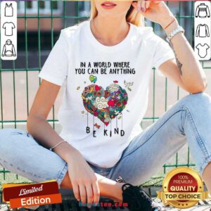 Awesome In A World Where You Can Be Anything V-neck- Design By Handstee.com
