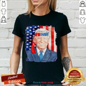 Awesome Joe Biden For President 46 Election 2020 American Flag V-neck- Design By Handstee.com