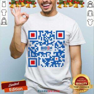 Awesome Qr Code President Biden Shirt- Design By Handstee.com