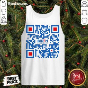 Awesome Qr Code President Biden Tank Top- Design By Handstee.com