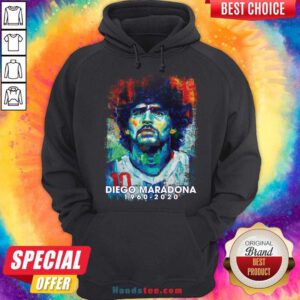 Retro Vintage Diego Maradona 1960-2020 Hoodie- Design By Handstee.com