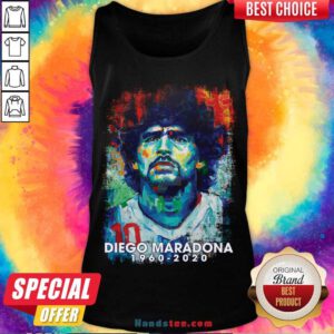 Retro Vintage Diego Maradona 1960-2020 Tank-Top- Design By Handstee.com